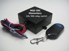 MSD 24V 30A 315mhz RELAY switch with MOMENTARY remote control RX40M