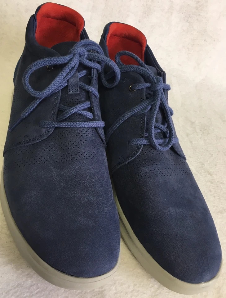 UGG Larken полоски Perf 1014660 Marino синий Athletic кожи текстиль платье туфли - Изображение 4 из 4