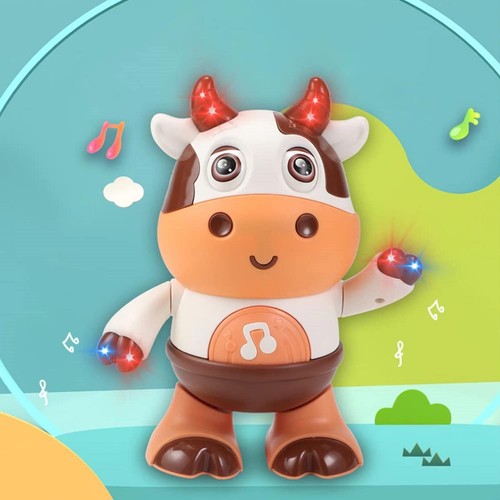 Baby Dancing Cow Musical Toy, Baby Toys for Toddlers 1-3,Tummy Time Infant Toys - Picture 7 of 15