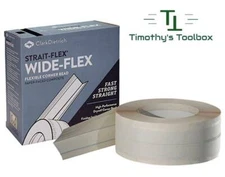 Strait-Flex Wide Flex 400 4" X 100' Drywall Tape (Single roll or bulk pack)