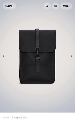 Rains Backpack Mini Black