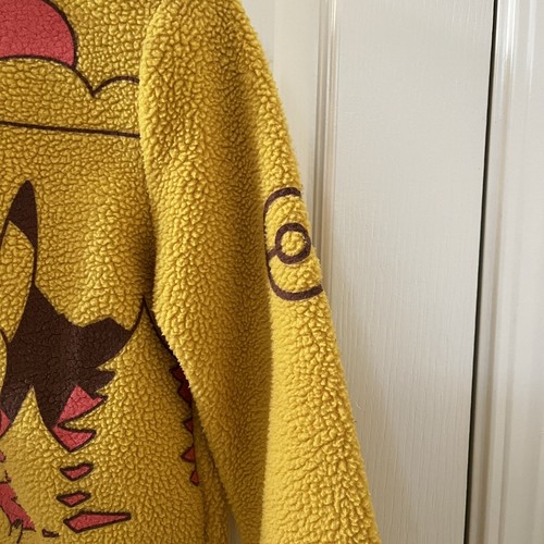 Pokemon Pikachu Half Zip-Up Fleece Graphic Pullover Sweatshirt Girls Large 10-12 - Picture 5 of 10