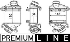 MAHLE Ladeluftkühler Für BMW F10 F18 F07 X5 E70 F15 X6 E71 E72 07-19 7575404