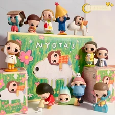 POP MART NYOTA Fluffy Life Series Blind Box Confirmed Figure Hot Toys Kid Gift