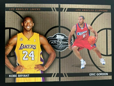 2008-09 Topps Co-Signers Changing Faces Gold Kobe Bryant / Eric Gordon ed/199
