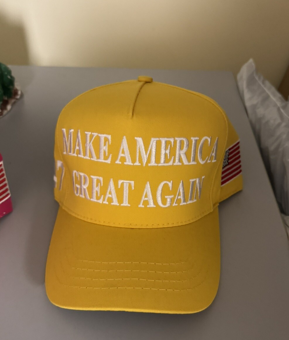 Cappello Rosso Trump 2024 Cappellino Da Baseball MAGA RED Trump 2024 "Make America Great Again" - Nuovo, Stampa 45-47 Cappello Campagna Elettorale Trump - Foto 14
