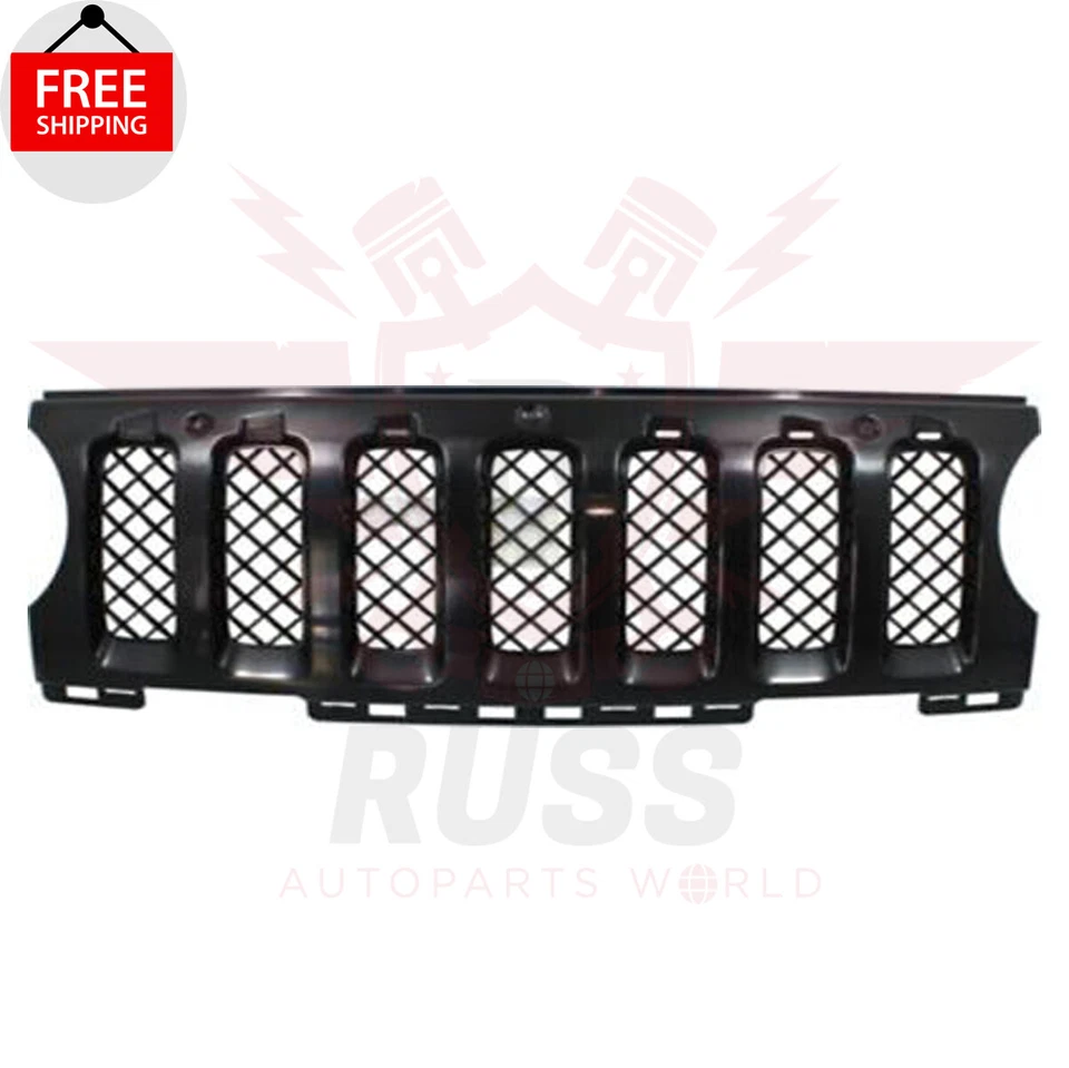 New Front Grille Assembly Plastic Black Fits 2011-2017 JEEP PATRIOT CH1210110 Foto 2 de 4