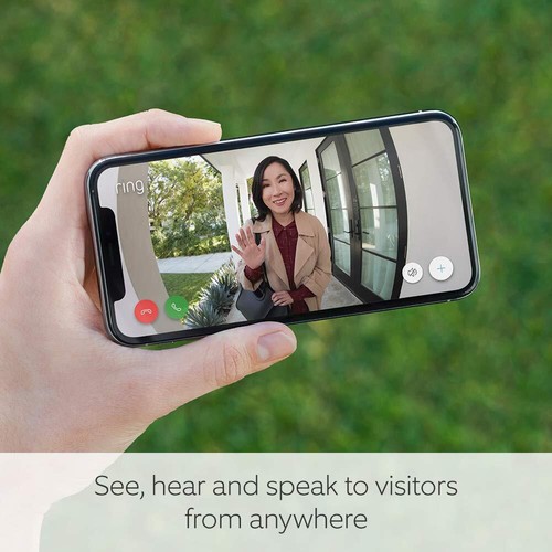 RING VIDEO DOORBELL 4 FULL HD 1080P WIFI CAMERA MOTION PRE-ROLL SECURITY - SATIN - Picture 3 of 10