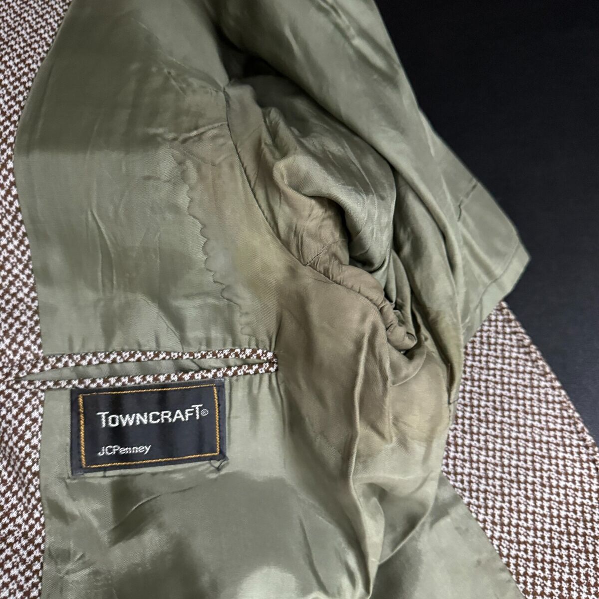 Vintage Retro Towncraft JCPenny 70s Suit 40L 36W Mens Solid Vintage Retro Towncraft JCPenny 70s Suit 40L 36W Mens Solid