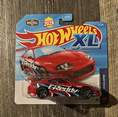 Hot Wheels XL Toyota Supra Greddy Red  1:43 Scale Metal Diecast - 2026 NEW