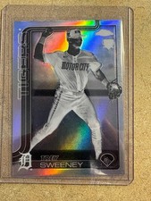 2025 Topps Chrome Trey Sweeney Negative Refractor Rookie RC #6 Tigers