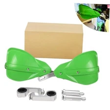 Dirt Bike Hand Guards,Universal 7/8" 22mm and1 1/8" 28mm Handle Bar green