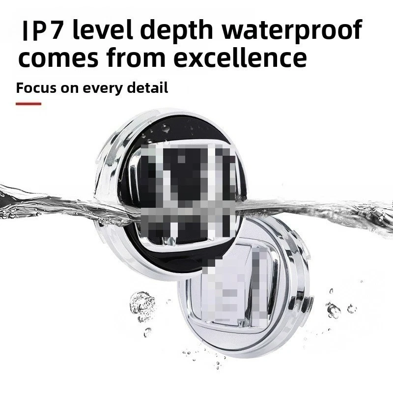 Tapacubos centrales flotantes luminosos aptos para Honda Civic Accord CRV 4 piezas Foto 4 de 4