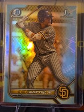 2022 Bowman Draft Chrome Lamar King Jr. Sky Blue Refractor #BDC-143 1st RC