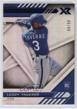2021 Panini Chronicles Xr Blue 60/99 Leody Taveras #18 0za3