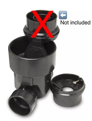 #ad #ad RectorSeal 97003 Clean Check Valve 3in ABS Black Parts Only No Adapter Plug $35.20