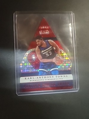 2017-18 Crown Royale Panini's Choice Red #25 Karl-Anthony Towns 11/75