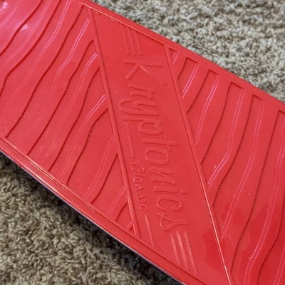 KRYPTONICS Classic Torpedo 22.5 x 6”Skateboard Deck Red COMPLETE
