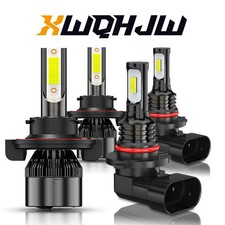 For 2006 2007 08 Dodge Ram 1500 2500 3500 4x 6500k Led Headlight Fog Light Bulbs