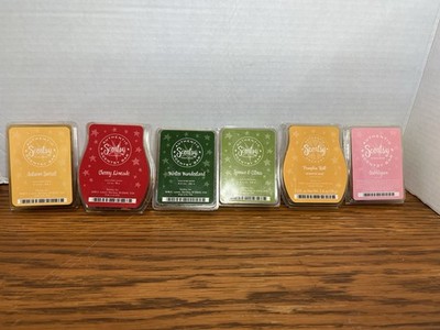 Lot Of 6 Used/Almost Empty Scentsy Wax Melts Discontinued Vaulted & Rare Scents