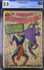 Amazing Spider-Man #6 CGC 2.5 1st App Of The Lizard Ditko
