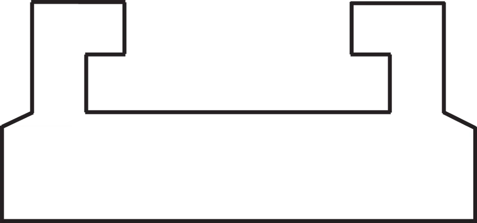 GARLAND 25-5689-3-01-01 Negro Diapositiva de Repuesto - UHMW - Perfil 25 - Longitud Foto 2 de 2