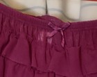 Vintage Size 14/16 CACIQUE  Purple Nylon Net Ruffled RHUMBA Pants 30"-46" — photo 2