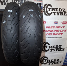 Michelin Road 6  GT   180/55/17 &120/70/17 Motorcycle Tyres Partworn V84