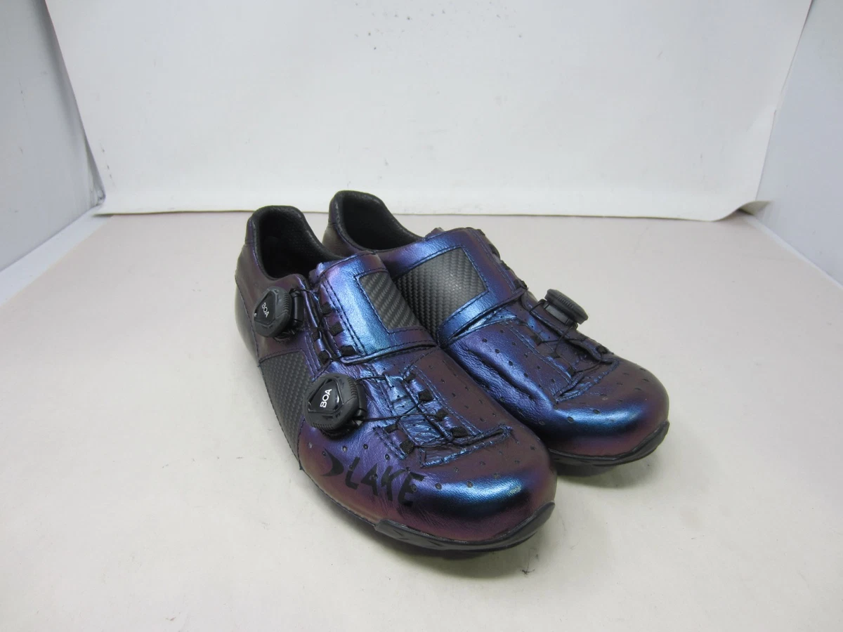 LAKE Cycling Shoes M-MX85 EU 41 US 7.5 Blue Black Silver Lake Cycling Shoes for Men 8.5 US Shoe for sale | eBay main image 4