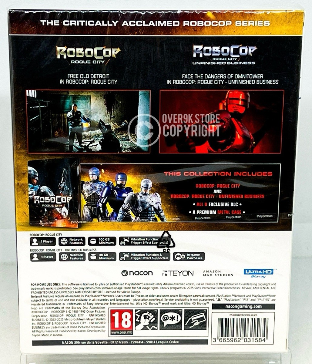 Robocop - Rogue City Collection- PS5 - Brand New | Factory Sealed