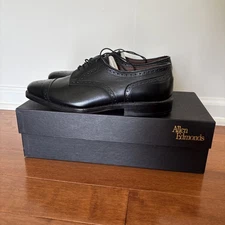 Allen Edmonds Sanford Black Cap Toe Oxford Dress Shoes 7.5 D Men’s FirstQuality