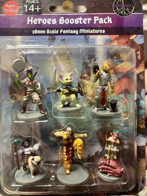 Wildspire Heroes Booster Pack 28mm 1 Inch Scale Fantasy Hand-Painted NEW