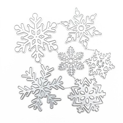 Christmas Snowflake Metal Die Cuts for Card Making Metal Cutting Dies for Scr...