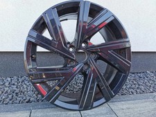 1x Alufelge 18 Zoll 7.5" 5x112 51ET Glanz Schwarz 5H0601025AE VW Golf I