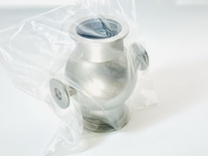 HIGH VACUUM CROSS 2xNW40 2xNW10 304SS KF/QF PUMP CHAMBER ADAPTER FITTING MDC 40