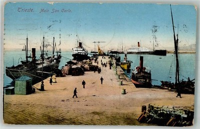 38254653 - Trieste / Triest / Trst Hafen Molo San Carlo Triest (Trieste) 1946