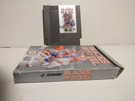 Box and Game Only Blades Of Steel Nintendo NES 
