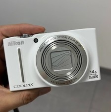Nikon Coolpix S8200 Digital Camera - 16.1MP 14x Zoom White - English