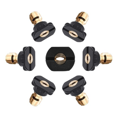 #ad Pressure Washer Tips 7 Pack 1 4quot; Quick Connect Power Washer Soap Nozzles 65... $15.58