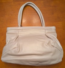 NWT 300 Furla Pearl Pink Genuine Leather Double Strap Shoulder Bag Italy