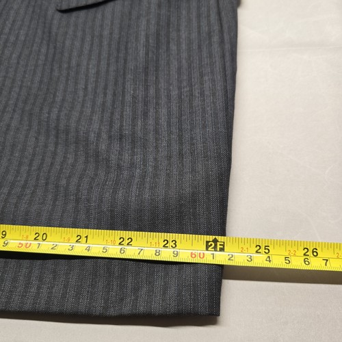 Manteau de sport blazer rayé homme Canali 3 boutons super années 120 50L noir - Photo 10/13
