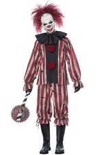 Nightmare Creepy Clown Adult Halloween Costume