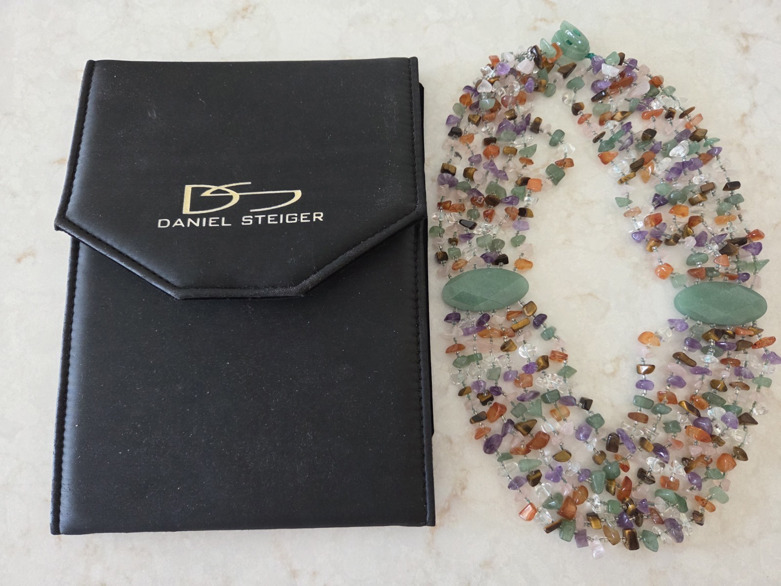 Daniel Steiger Multi Colored Gorgeous Necklace - image 4