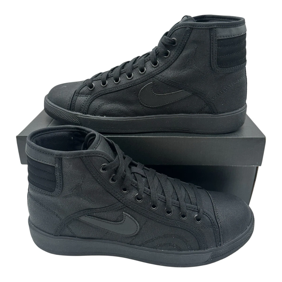 Nike Air Jordan Sky High OG Basketball Shoes Mens 10.5 Black Sneakers 819953-010 Nike Jordan Sky High OG “Triple Black | Mercari main image 4