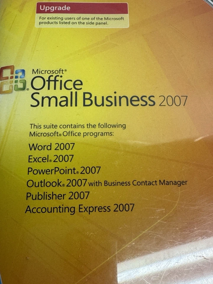 FACTORY SEALED NEW Microsoft Office Small Business 2007 Upgrade - Image 3 of 4