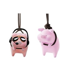 Hanging Ornament Pig On Car Rear View Mirror Pendant for Car Funny Gifts