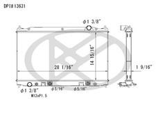 Koyo Radiator for INFINITI Q60, Q50 A13631
