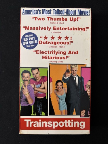 Trainspotting - VHS Tape - 1996 Drama - Ewan Mcgregor Danny Boyle - Cult Classic