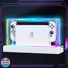 HSTOP Switch Dust Cover with 16 LED Colors Light Base Compatible 