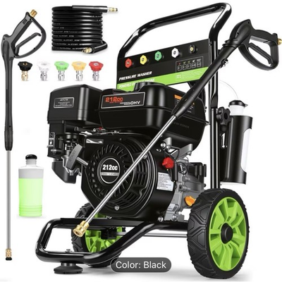 #ad 4200 PSI 3GPM Gas Pressure Washer 212cc 7HP Commercial Power Washer w 5 Nozzles $219.99